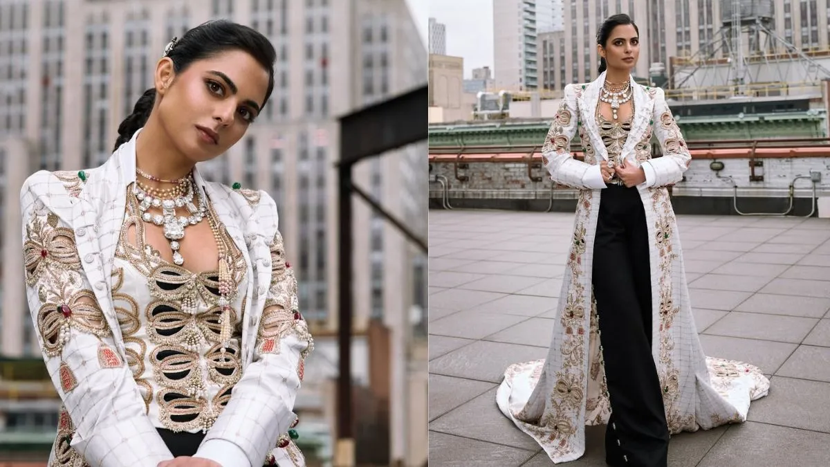 isha-ambani-radiates-royal-elegance-in-anamika-khanna-couture-with-historic-necklace-owned-by-maharaja-of-nawangar