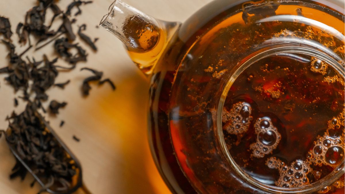 tea hair rinse for grey hair