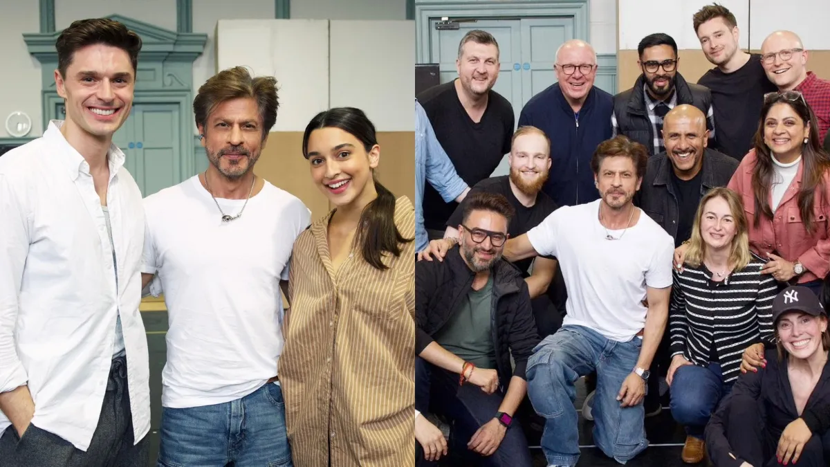 shah-rukh-khan-poses-with-simran-and-rog-of-come-fall-in-love-the-ddlj-musical-in-london-his-unexpected-visit-surprises-cast