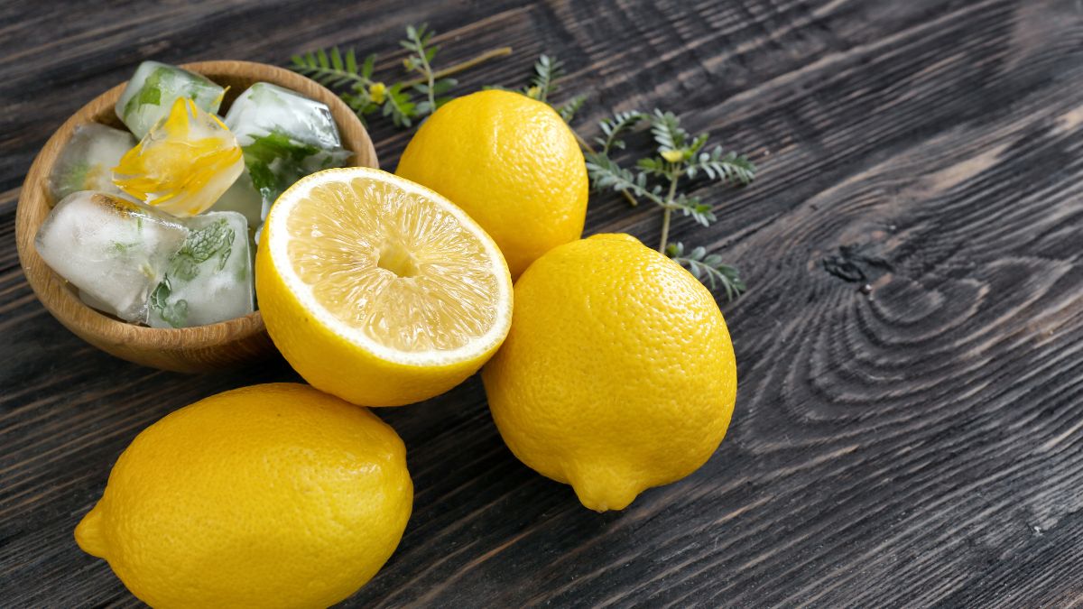 Lemon Ice Cubes
