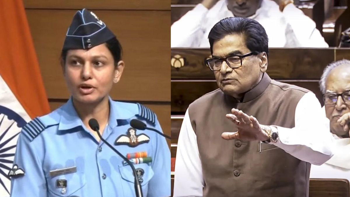 sp-leader-ramgopal-yadav-sparks-row-with-caste-remarks-on-iafs-vyomika-singh-cm-adityanath-reacts
