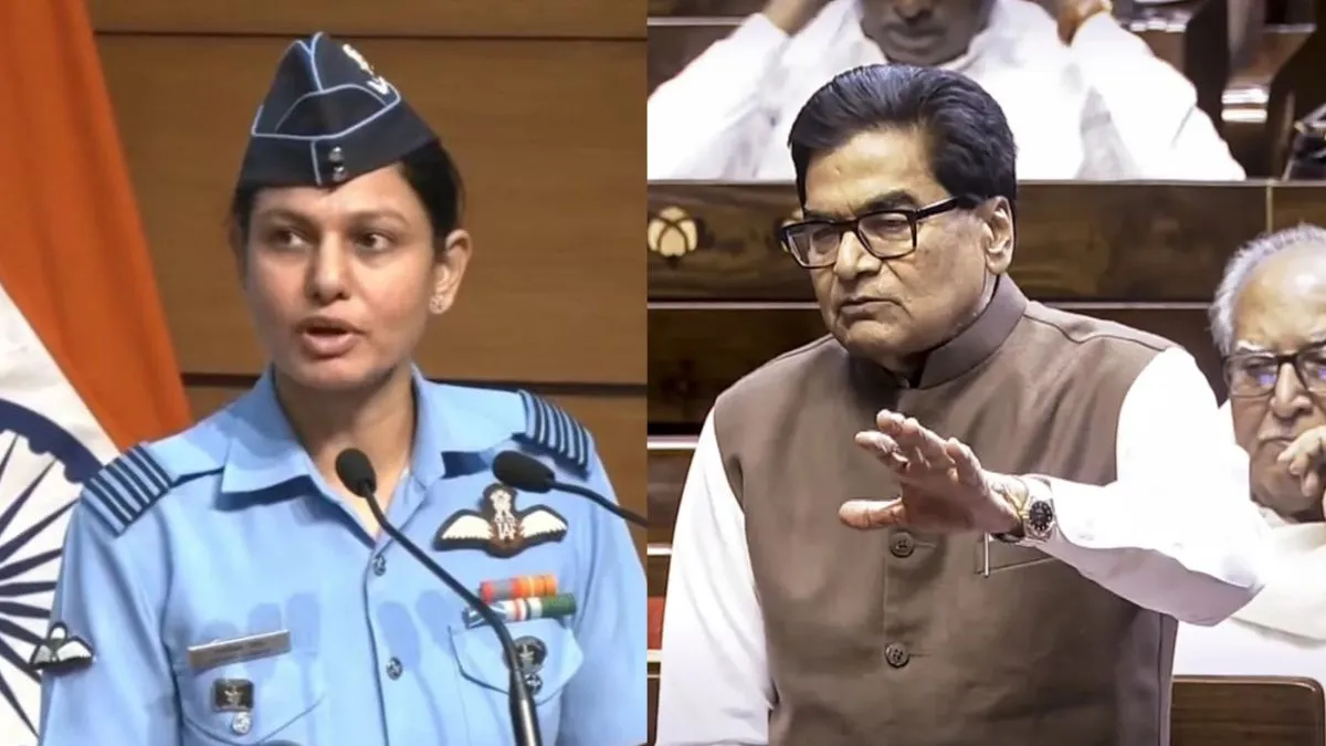 sp-leader-ramgopal-yadav-sparks-row-with-caste-remarks-on-iafs-vyomika-singh-cm-adityanath-reacts