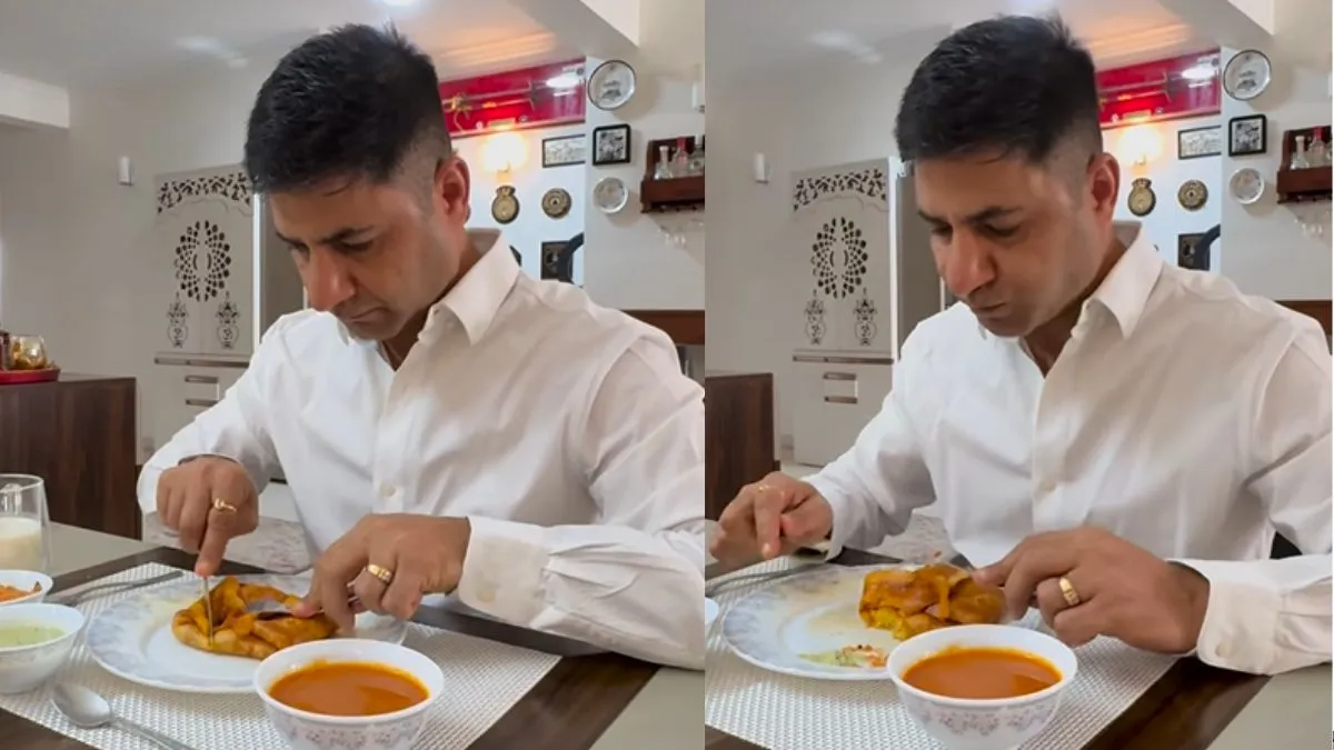 retired-officer-eats-dosa-with-knife-and-fork-internet-cant-believe-their-eyes-masala-dosa-murdered-in-broad-daylight-viral-video