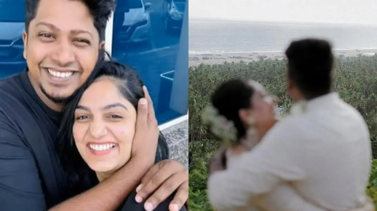 former-bigg-boss-malayalam-contestants-arya-badai-and-sibin-benjamin-are-now-engaged-couple-announces-wedding