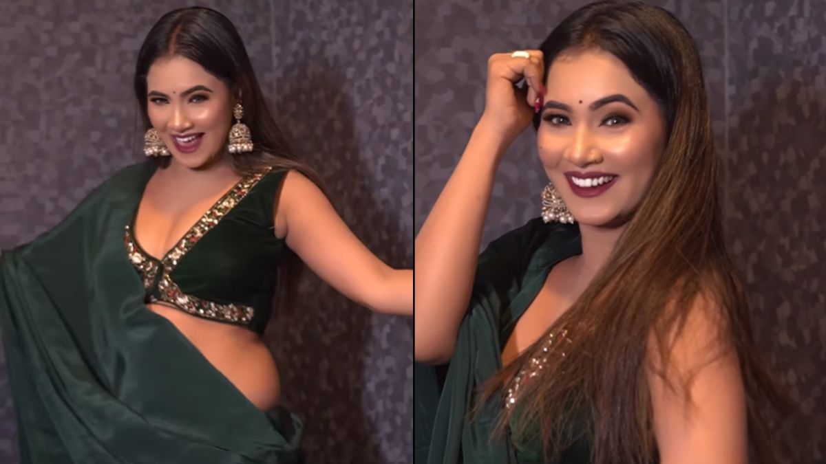 trisha-kar-madhu-viral-video-actress-oozes-hotness-in-bold-saree-look-as-she-dances-to-bhojpuri-song-kamariya-se-sadiya-chhootal