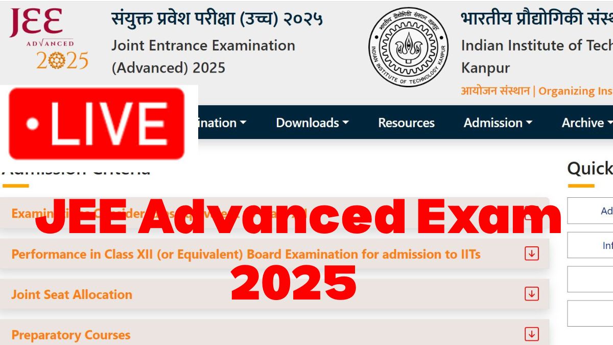 When Is Jee Advanced 2025 Exam Releasing 