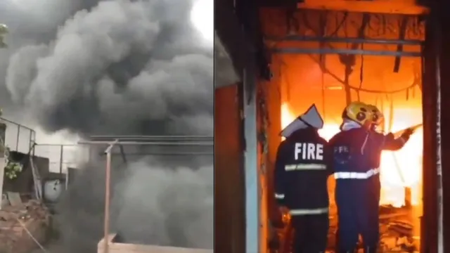 Hyderabad Fire: Children Among 13 Killed After Massive Blaze Engulfs Building Near Charminar | Video