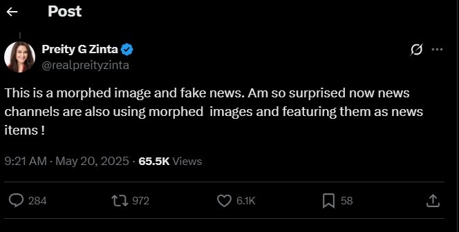 Preity Zinta on  Morphed Pics 