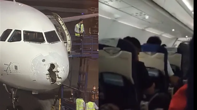 IndiGo Flight With Over 200 People Hits Hailstorm, Severe Turbulence Mid-Air, Lands Safely In Srinagar | VIDEO