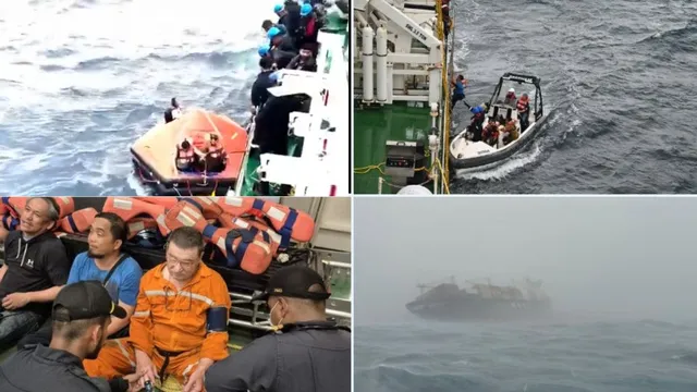 24-rescued-as-liberian-cargo-ship-carrying-hazardous-liquids-sinks-off-kochi-pollution-control-ops-underway-amid-oil-spill-fears