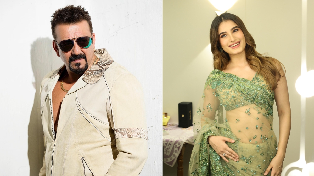 kaun-rasha-sanjay-dutt-fails-to-recognise-raveena-tandon-daughter-rasha-thadani-video-goes-viral