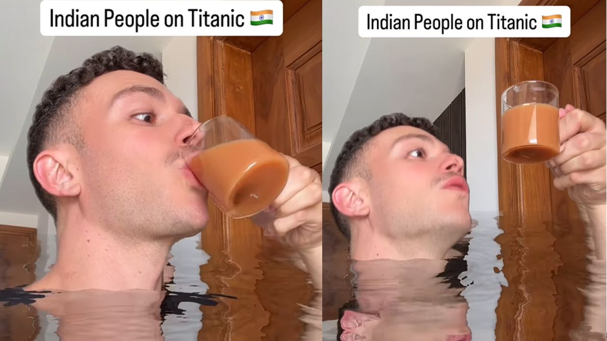 Titanic May Sink But Desi Love For Chai Stays Afloat; Internet Says 'Obviously Chai Is Important' | Viral Video