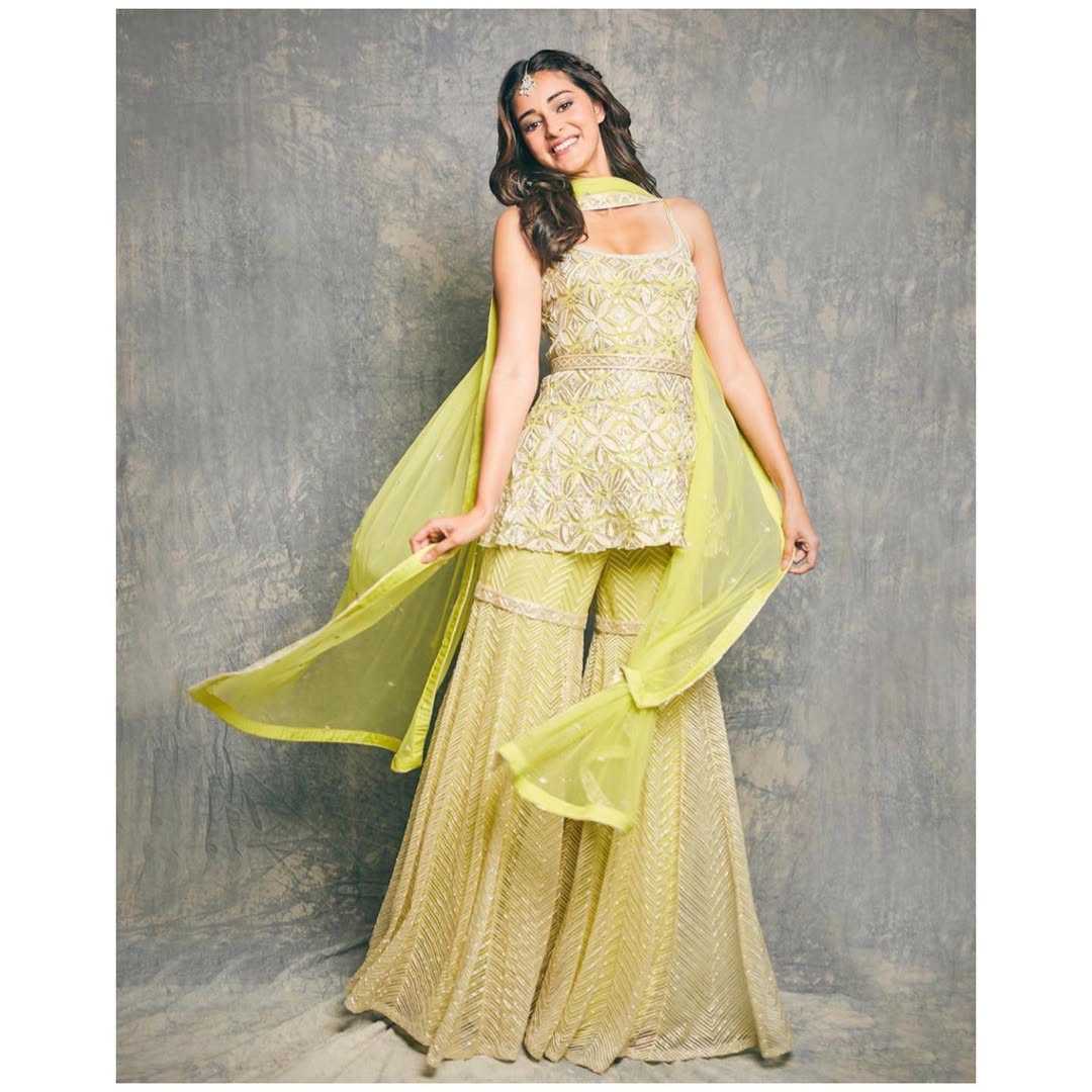 ananya panday sharara set