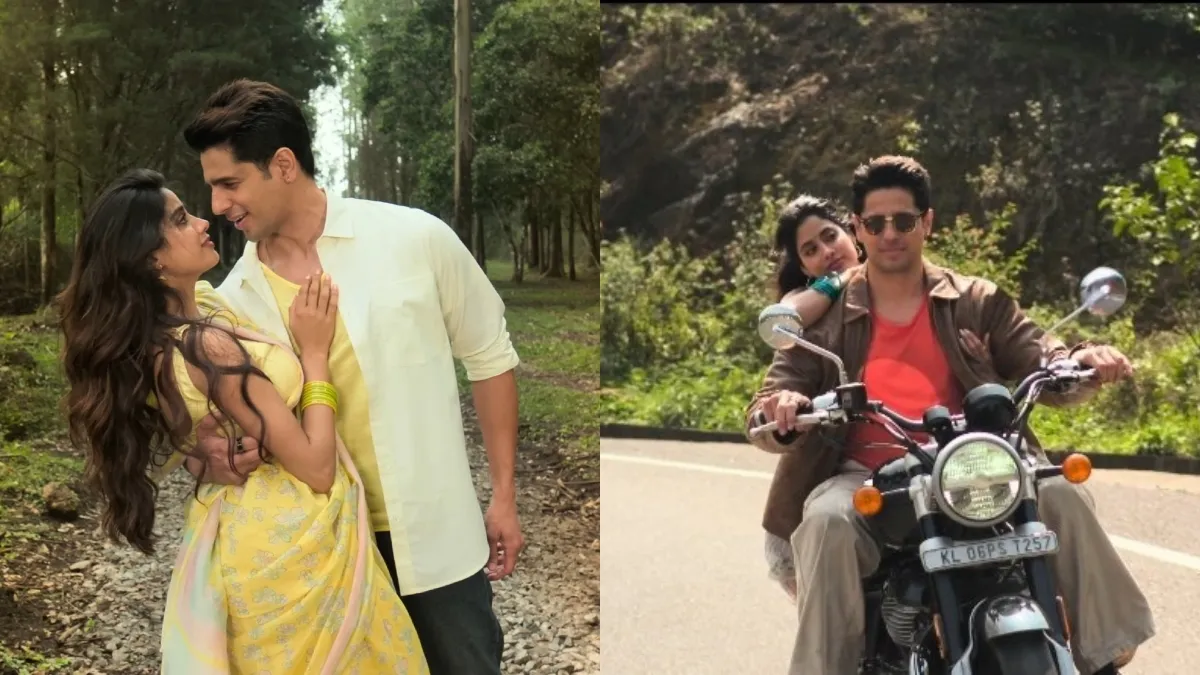 param-sundari-first-look-sidharth-malhotra-and-janhvi-kapoor-chemistry-leaves-fans-intrigued-sonu-nigam-vocals-add-magic-to-cross-cultural-love-story