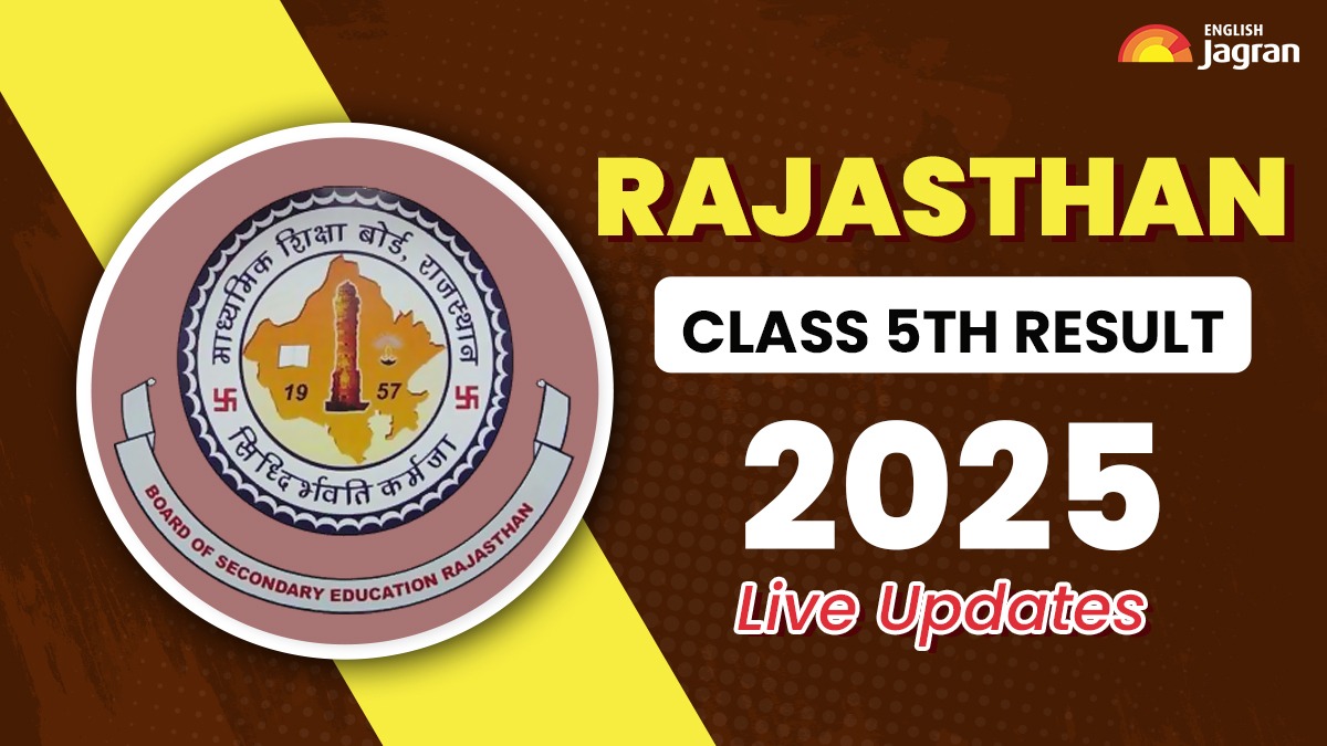 RBSE 5th Class Result 2025 Date Live Updates: Check Rajasthan Board Class 5 Result At rajshaladarpan.nic.in, How To Download Marksheets, Pass Percentage & More Details

