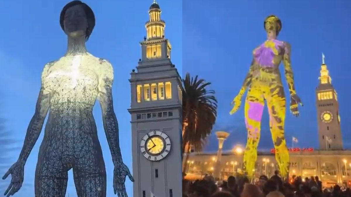 Massive 45-Foot Naked Woman Statue In San Francisco Ignites Public Outcry; Locals Say ‘No One Asked for This’