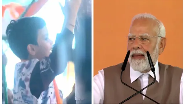 pm-modi-notices-his-young-supporter-at-kanpur-rally-lower-your-hands-shoulders-will-start-aching-later-watch