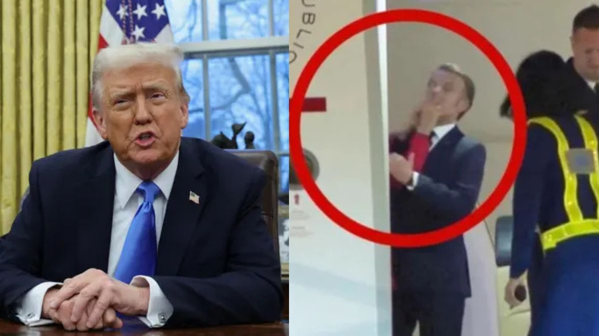 'Make Sure To Keep The Door Closed': Trump Gives Macron Marital Advice After Viral Video Of His Wife Giving Shove
