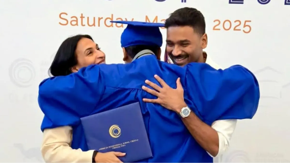 Dhanush Reunites With Ex-Wife Aishwaryaa Rajinikanth At Son Yathra's Graduation Ceremony | PHOTO