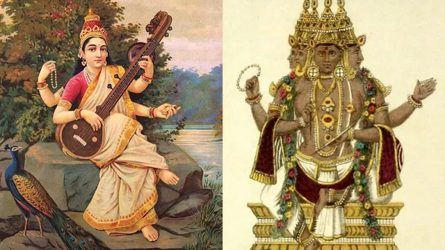 why-devi-saraswati-cursed-lord-brahma-know-lesserknown-legend-behind-why-brahma-dev-is-not-worshipped
