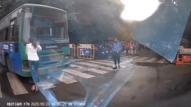 bmtc-driver-caught-on-camera-trying-to-hit-woman-with-bus-in-bengaluru-gets-suspended-after-video-goes-viral
