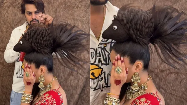 brides-bizarre-fish-inspired-hairstyle-takes-internet-by-storm-netizens-joke-ek-hairstyle-machli-ban-gaya-chapak
