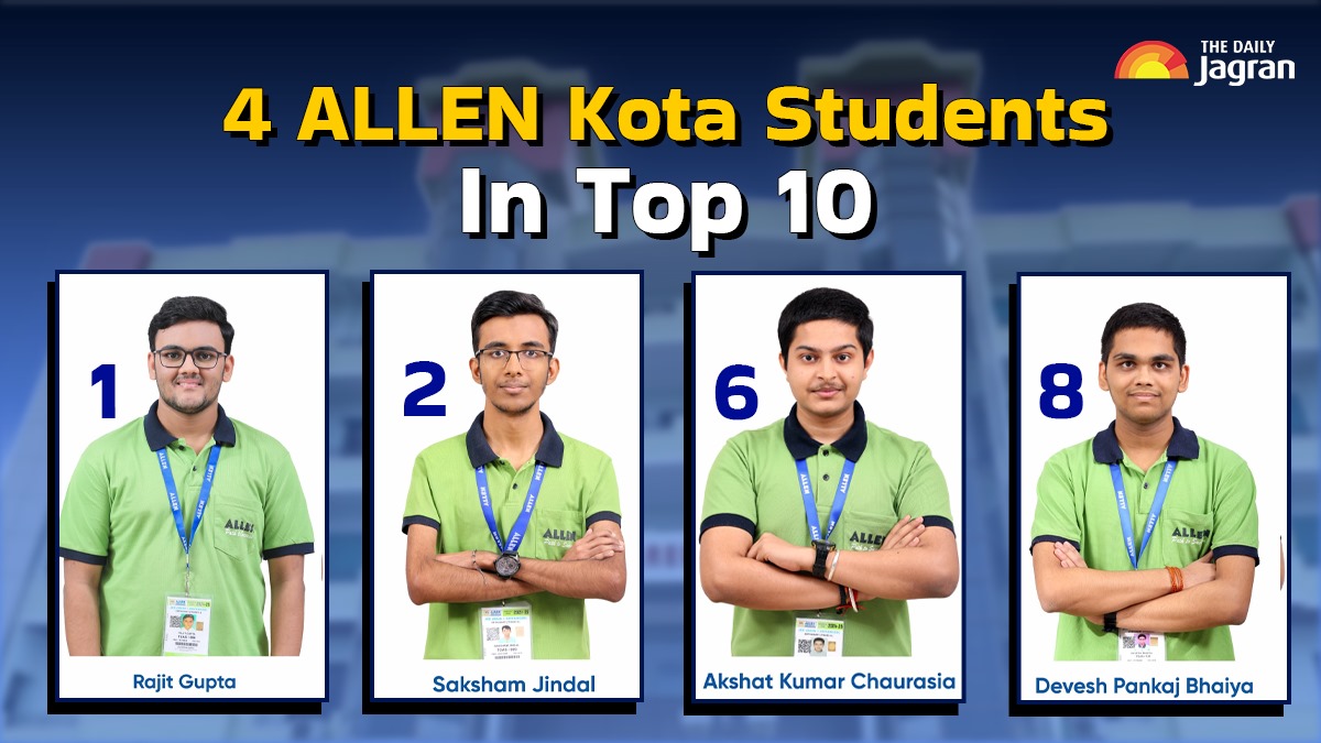 ALLEN Kota Dominates JEE-Advanced 2025; Rajit Secures AIR-1, Four in Top 10, 46 in Top 100