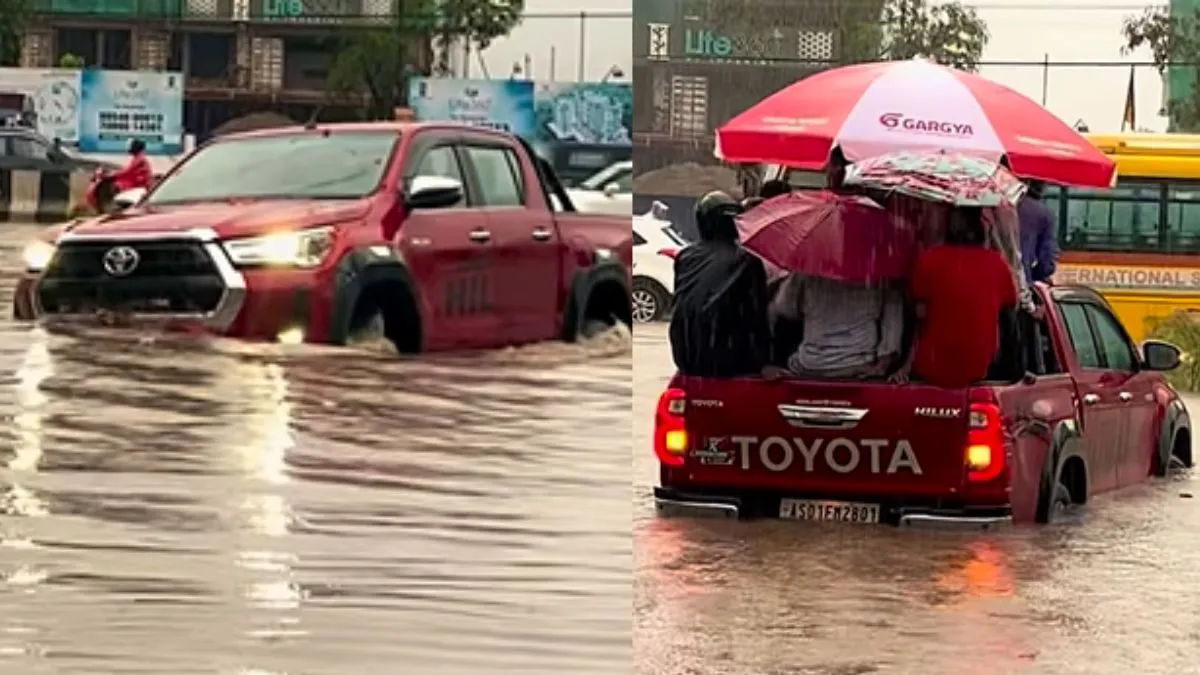 toyota-hilux-sails-through-assam-floods-as-other-vehicles-merge-in-water-watch-video