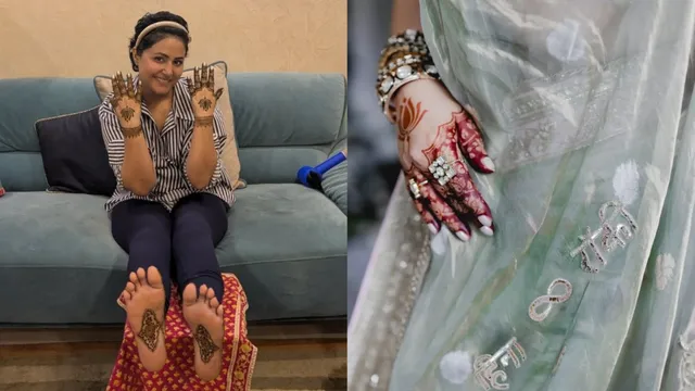 Hina Khan Exudes Glow Like Every Bride's Dream In NEW Mehendi Pics After Surprising Fans With Wedding Album