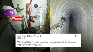 Guns, Grenades, And Gaza’s Hidden Havens: Israeli Army Exposes War Bunker Beneath Hospital | Watch