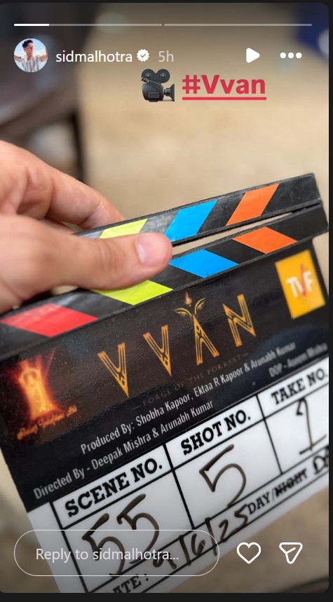 Sidharth Malhotra Vvan 