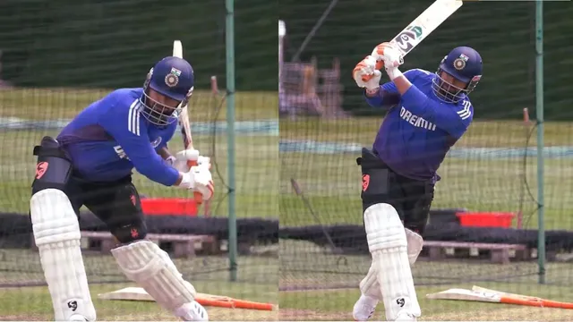 india-national-cricket-team-vs-england-cricket-team-1st-test-kent-cricket-ground-rishabh-pants-six-breaks-stadiums-roof-practice-session