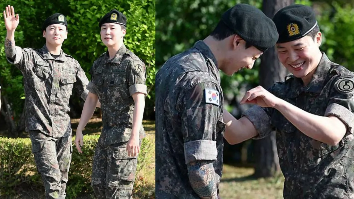 bts-jimin-and-jungkook-shy-giggles-in-first-photos-post-military-discharge-give-armys-butterflies-fans-welcome-kpop-stars-with-love