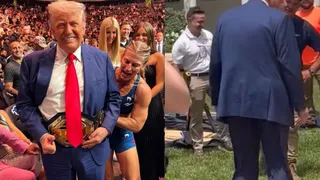 Donald Trump Wearing Hidden Leg Brace Or Urine Bag? Health Concerns Sparked After Mysterious Bulge Spotted In His Pants