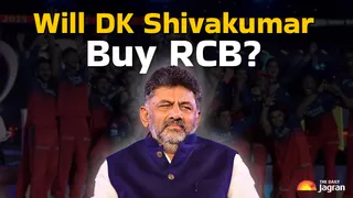 DK Shivakumar Buying RCB? Karnataka Deputy CM's Witty Reply, 'I Don't Even Drink Royal Challenge' | Watch