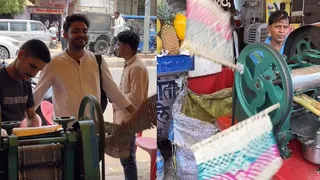 Sugarcane Vendor’s Genius Fan Hack Steals The Show; Viral Video Sends Internet Into Frenzy