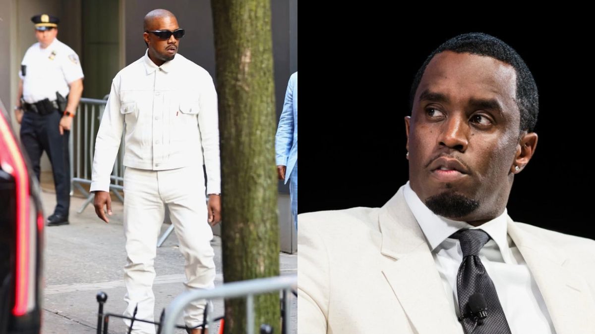 Rapper Ye Appear At Manhattan Court To Support Sean Diddy Combs At His ...
