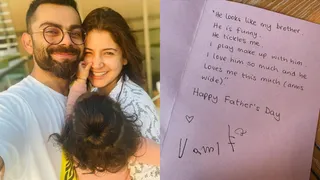 Anushka Sharma Shares Daughter Vamika's Heartfelt Handwritten Card For Virat Kohli On Father's Day