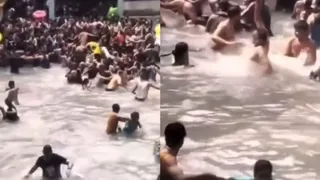 Snake Slithers Into Crowded Kempty Waterfall In Mussoorie; Viral Video Sparks Panic And Screams All Around