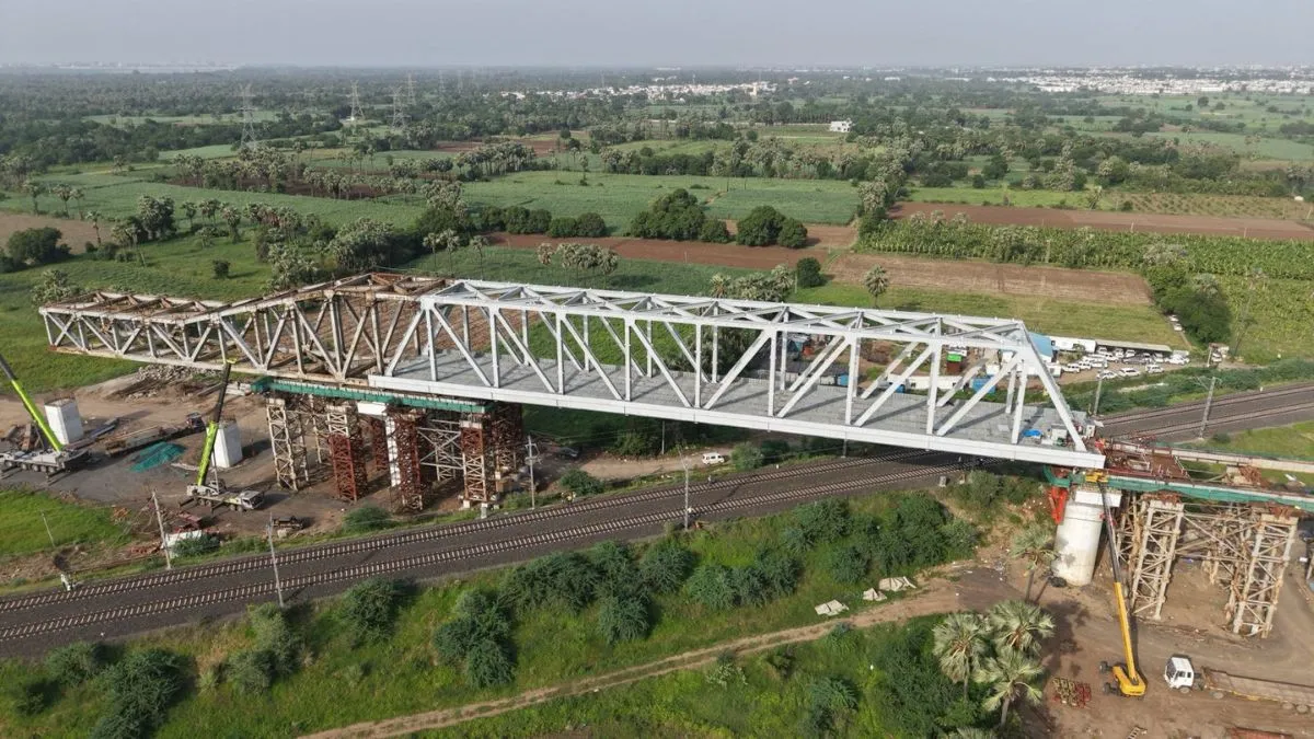 mumbai-ahmedabad-bullet-train-100m-steel-bridge-launched-near-bharuch-300km-viaduct-completed