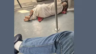 Passenger Shares Photo Of Elderly Man Sleeping On Delhi Metro Floor, Internet Reacts With Sympathy