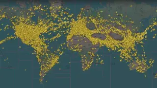 Sky Filled With Planes, No-Fly Zone In Several Areas Amid Conflicts; See How Global Airspace Looks In Latest Image