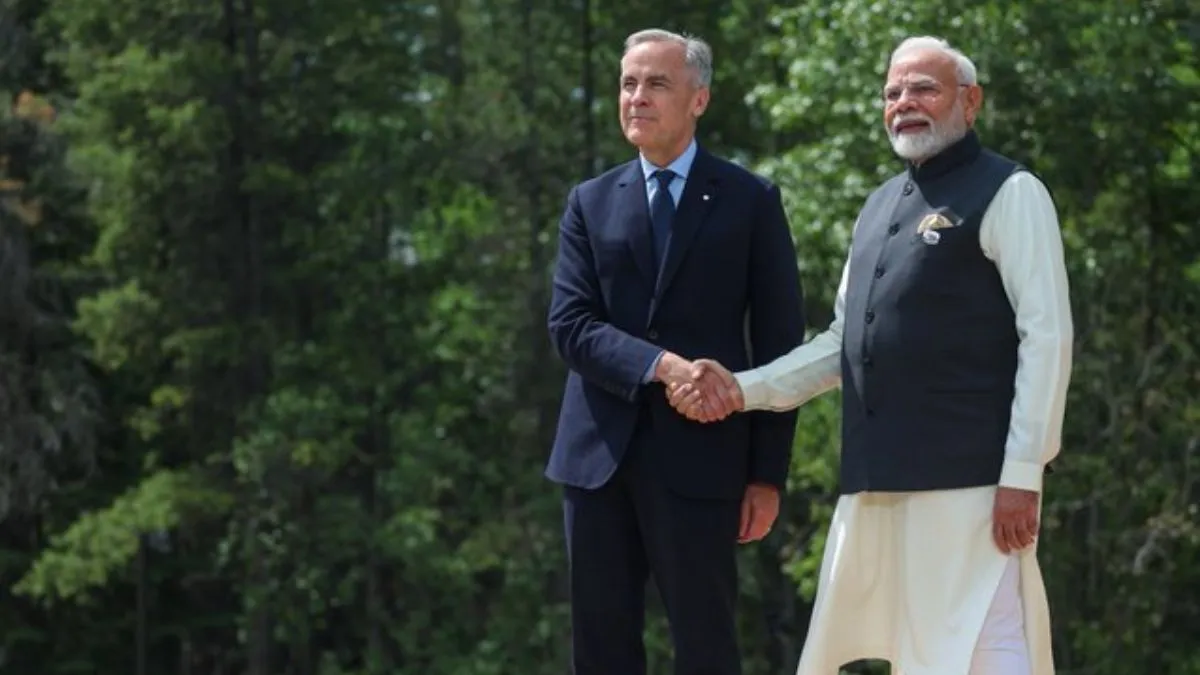 at-g7-summit-india-pm-narendra-modi-canada-pm-mark-carney-handshake-marks-first-public-gesture-since-nijjar-row-video