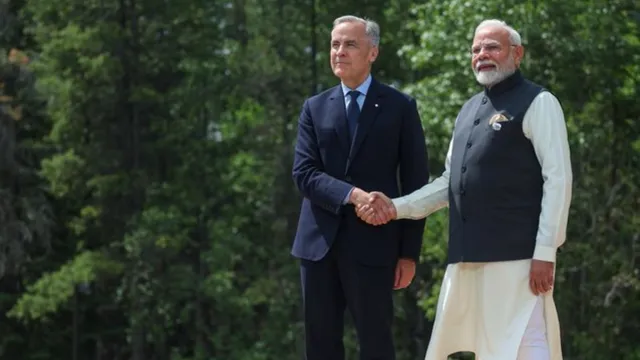 At G7 Summit, PM Modi- Canada's Carney Handshake Marks First Public Gesture Since Nijjar Row | WATCH