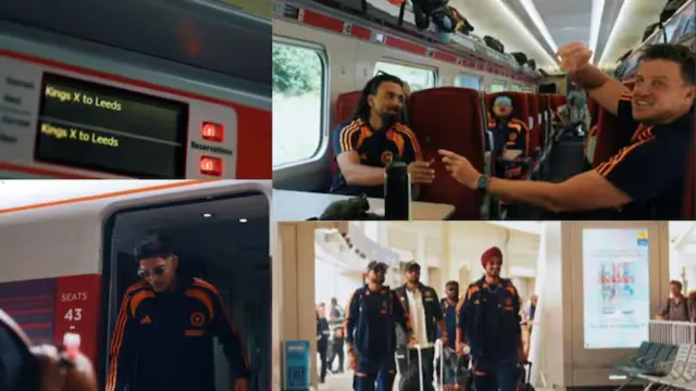 IND vs ENG: Team India Arrive In Leeds By Train Before 1st Test Match Against England | Watch