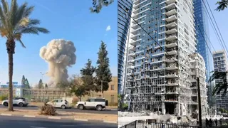 Moment Iran Breaks Through Iron Dome, Bombards Israel's Soroka Hospital With Ballastic Missiles | WATCH