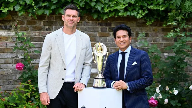 IND vs ENG: Two Cricketing Legends Unite To Unveil Anderson-Tendulkar Trophy For India vs England Tests