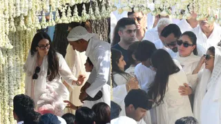 Sunjay Kapur Funeral: Karisma Kapoor's Son Kiaan Breaks Down At His Father's Last Rites; Kareena Kapoor-Saif Ali Khan In Attendance