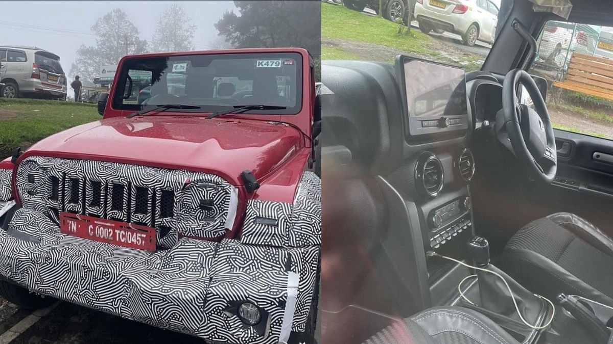 mahindra-thar-facelift-spotted-testing-again-new-design-details-revealed-check-expected-price-and-features