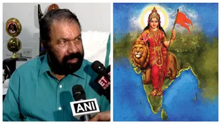'Bharat Mata' Row Erupts In Kerala After Minister's Walkout Of Public Event, Guv Issues Statement; Check RSS Link To Issue